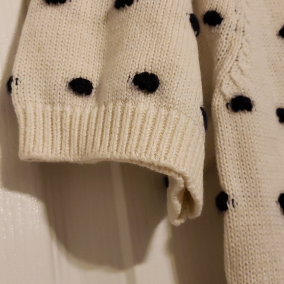 Cynthia Steffe Mini Pompom Puff Sleeve Sweater XXS - Picture 3 of 8